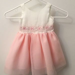 Janie and Jack pink special occasion dress 6-12m